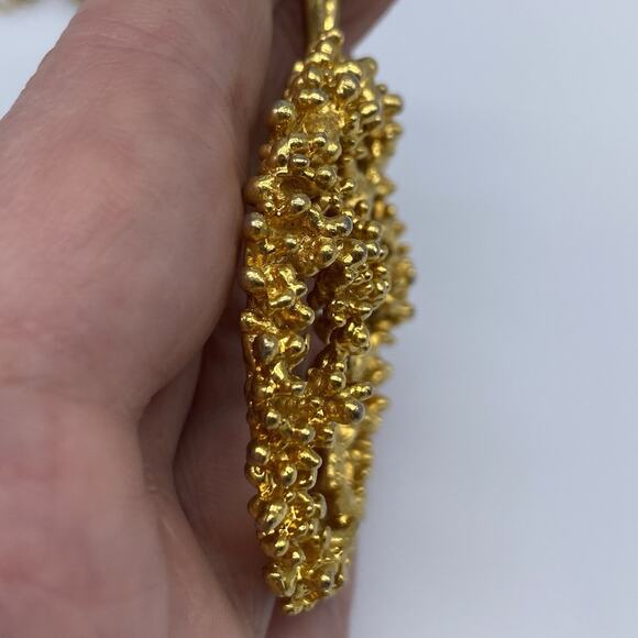 Sascha BRASTOFF Vintage Tree of Life Pendant Necklace Signed Modernist 24" Long - Picture 2 of 8